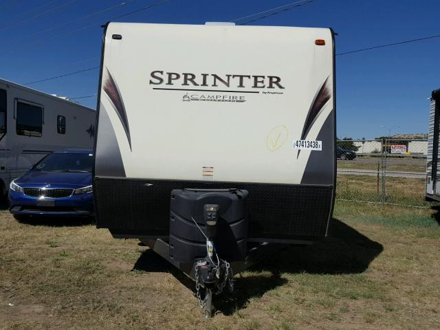 4YDT33B24J1530906 - 2018 KEYSTONE SPRINTER WHITE photo 7