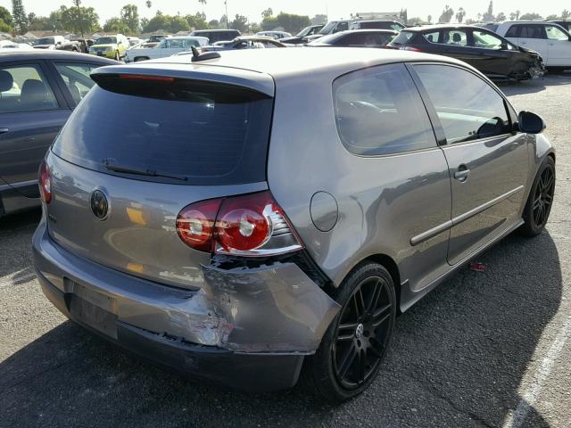 WVWFV71K76W182709 - 2006 VOLKSWAGEN NEW GTI GRAY photo 4