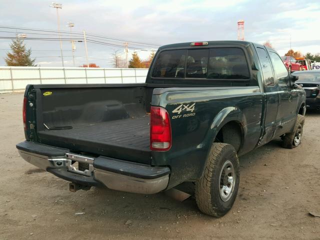 1FTNX21F51EC78428 - 2001 FORD F250 SUPER GREEN photo 4