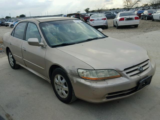 1HGCG56621A101071 - 2001 HONDA ACCORD EX GOLD photo 1