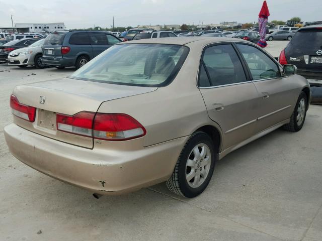 1HGCG56621A101071 - 2001 HONDA ACCORD EX GOLD photo 4