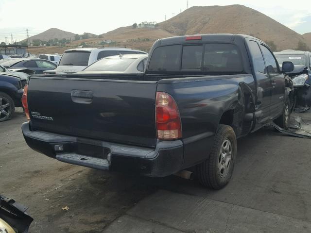 5TETX22N76Z246629 - 2006 TOYOTA TACOMA ACC BLACK photo 4