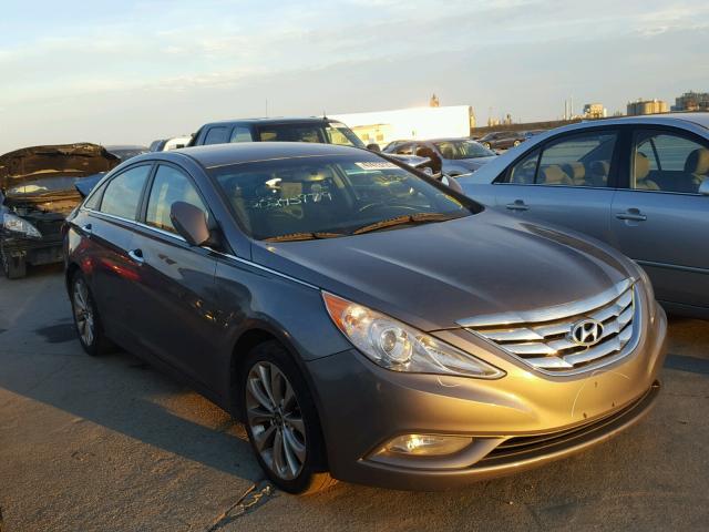 5NPEC4AB6CH416212 - 2012 HYUNDAI SONATA SE GRAY photo 1