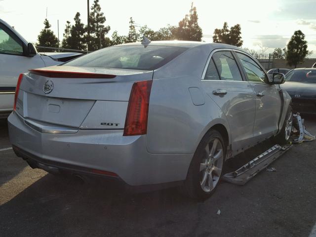 1G6AB5RXXE0145309 - 2014 CADILLAC ATS LUXURY SILVER photo 4