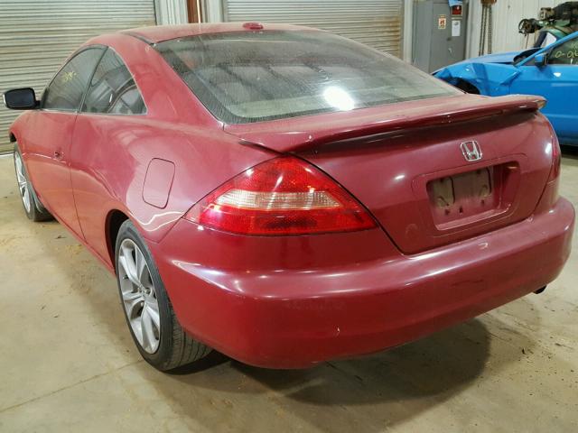 1HGCM72614A018004 - 2004 HONDA ACCORD EX RED photo 3