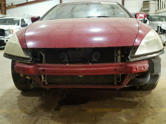 1HGCM72614A018004 - 2004 HONDA ACCORD EX RED photo 9