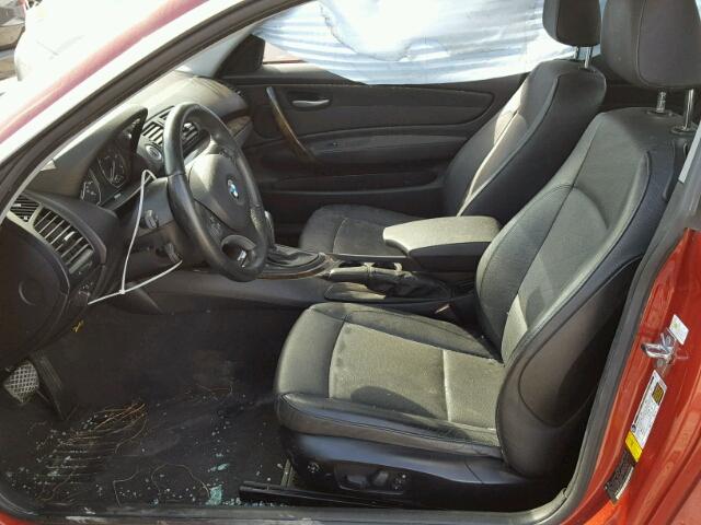 WBAUP735X8VF08424 - 2008 BMW 128 I წითელი ფოტო 5