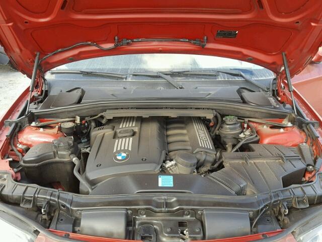 WBAUP735X8VF08424 - 2008 BMW 128 I წითელი ფოტო 7