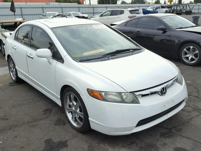 1HGFA16908L074095 - 2008 HONDA CIVIC EXL WHITE photo 1