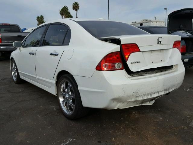 1HGFA16908L074095 - 2008 HONDA CIVIC EXL WHITE photo 3