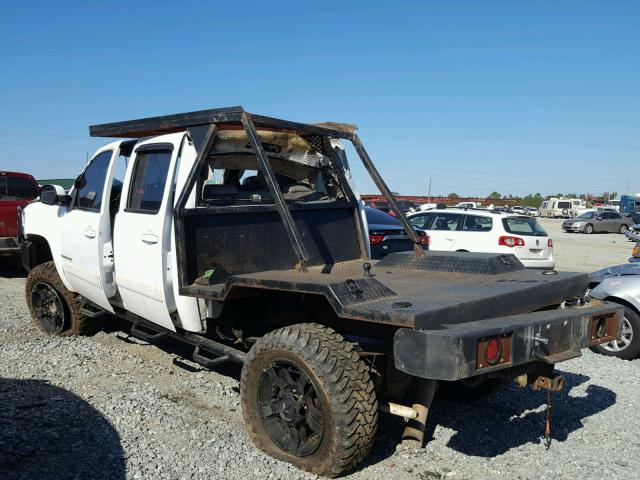 1GCHK23648F169438 - 2008 CHEVROLET SILVERADO WHITE photo 3