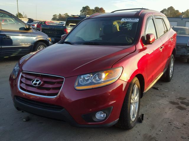 5XYZH4AG7BG011948 - 2011 HYUNDAI SANTA FE S 勃艮第红 照片 2