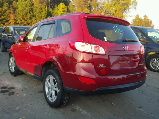 5XYZH4AG7BG011948 - 2011 HYUNDAI SANTA FE S 勃艮第红 照片 3