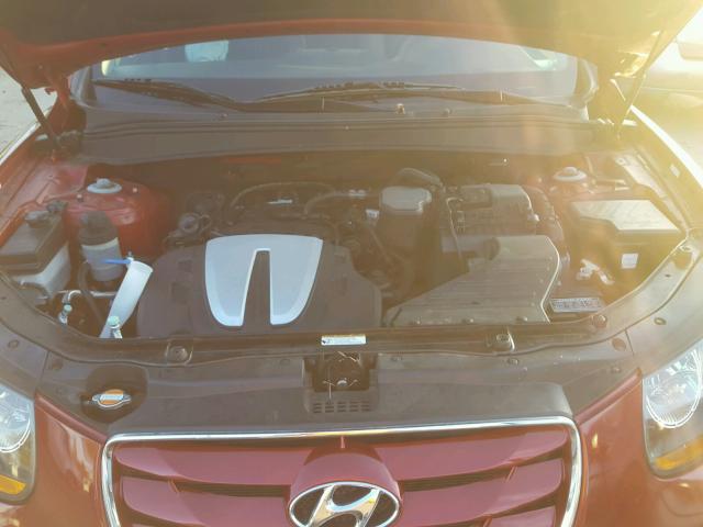 5XYZH4AG7BG011948 - 2011 HYUNDAI SANTA FE S 勃艮第红 照片 7
