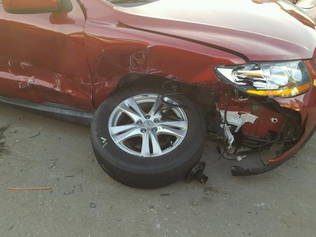 5XYZH4AG7BG011948 - 2011 HYUNDAI SANTA FE S 勃艮第红 照片 9