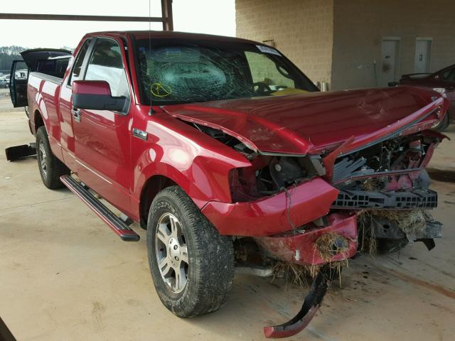 1FTPX12V87KD50077 - 2007 FORD F150 RED photo 1