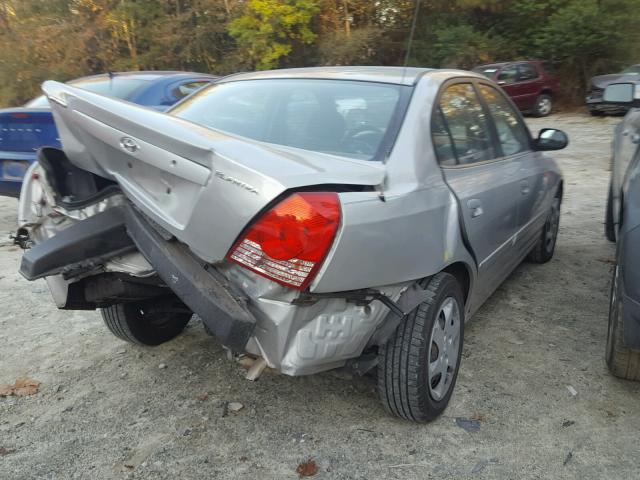 KMHDN46D76U324645 - 2006 HYUNDAI ELANTRA GL SILVER photo 4