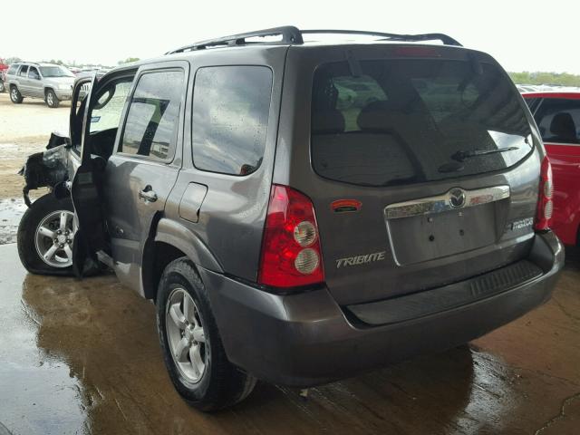 4F2CZ04145KM56939 - 2005 MAZDA TRIBUTE S GRAY photo 3