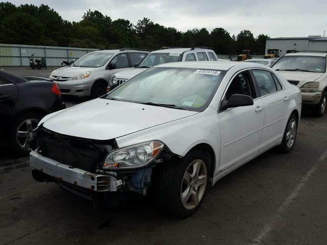 1G1ZB5EB2A4123102 - 2010 CHEVROLET MALIBU LS თეთრი ფოტო 2