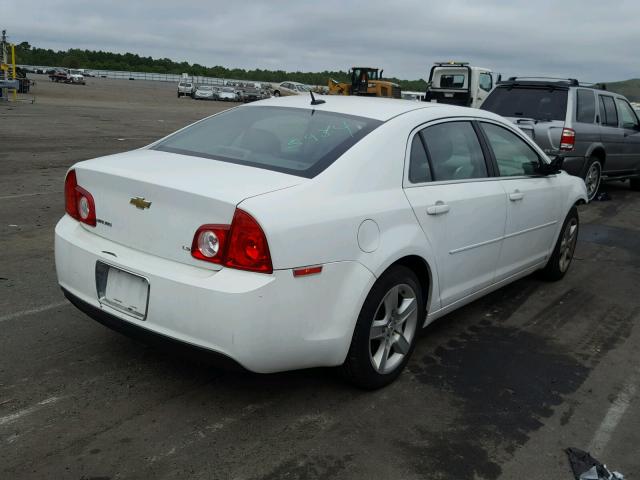 1G1ZB5EB2A4123102 - 2010 CHEVROLET MALIBU LS თეთრი ფოტო 4