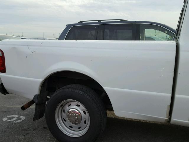 1FTYR10DX2PB59751 - 2002 FORD RANGER WHITE photo 10