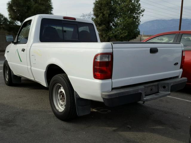 1FTYR10DX2PB59751 - 2002 FORD RANGER WHITE photo 3