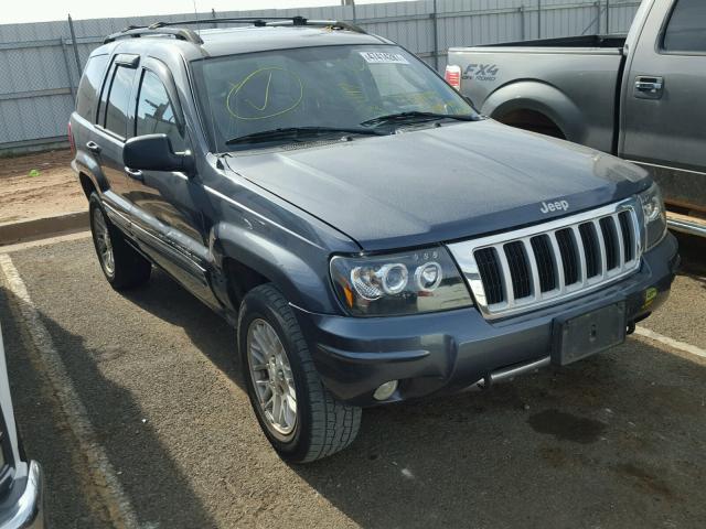 1J4GW58N74C221197 - 2004 JEEP GRAND CHER GRAY photo 1