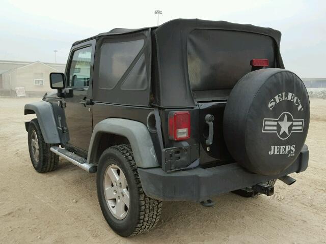 1J4AA2D19AL134225 - 2010 JEEP WRANGLER S BLACK photo 3