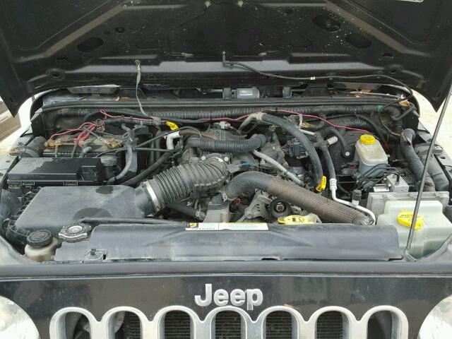 1J4AA2D19AL134225 - 2010 JEEP WRANGLER S BLACK photo 7