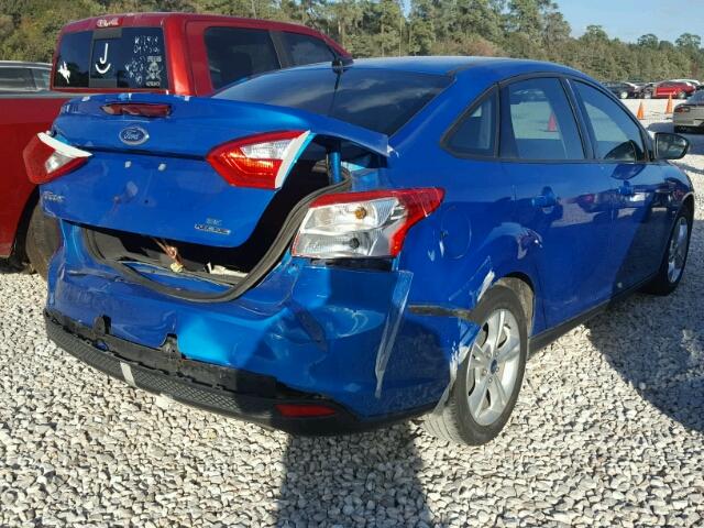 1FADP3F20DL381141 - 2013 FORD FOCUS SE BLUE photo 4