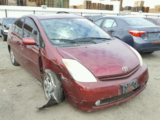 JTDKB20U757024327 - 2005 TOYOTA PRIUS BURGUNDY photo 1