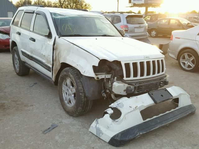 1J4GR48K55C707824 - 2005 JEEP GRAND CHER WHITE photo 1