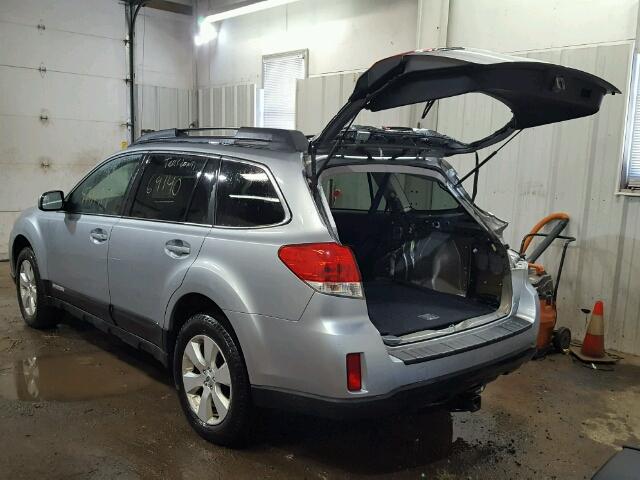 4S4BRBKC1C3266840 - 2012 SUBARU OUTBACK 2. SILVER photo 3