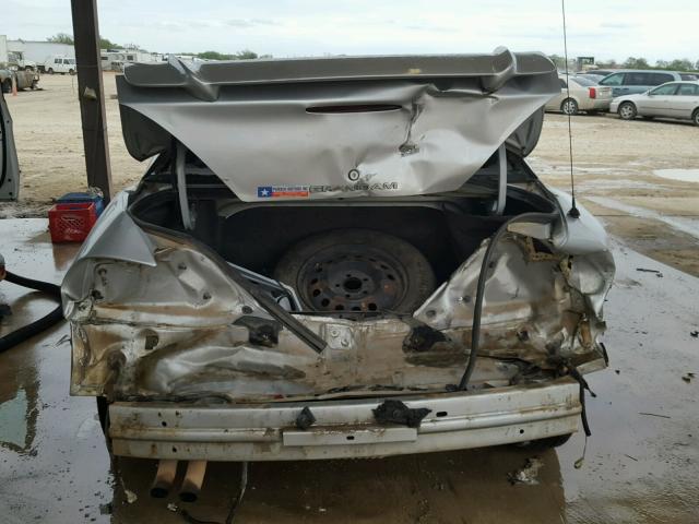 1G2NE52F44M552013 - 2004 PONTIAC GRAND AM S SILVER photo 9