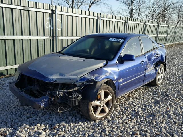 1YVFP80C955M28264 - 2005 MAZDA 6 I BLUE photo 2