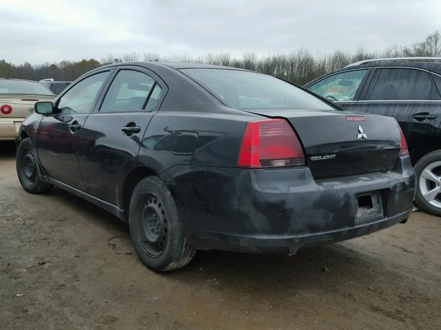 4A3AB36F77E040243 - 2007 MITSUBISHI GALANT ES BLACK photo 3