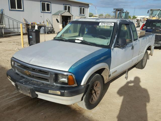 1GCCS19W1S8110807 - 1995 CHEVROLET S TRUCK S1 GRAY photo 2