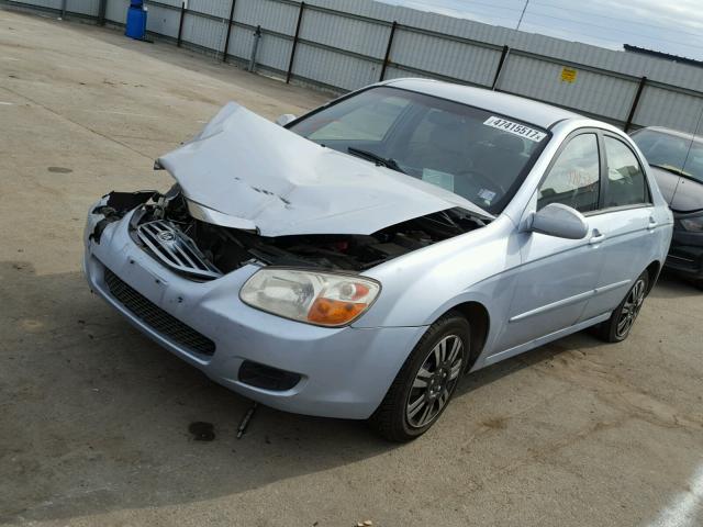 KNAFE122375411497 - 2007 KIA SPECTRA EX BLUE photo 2