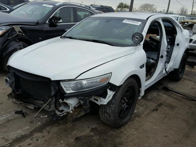 1FAHP2M85DG212826 - 2013 FORD TAURUS POL WHITE photo 2