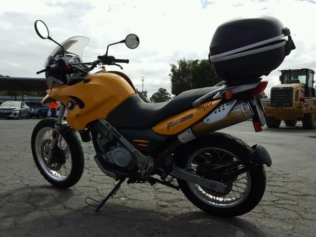 WB10182AX1ZE45750 - 2001 BMW F650 GS YELLOW photo 3