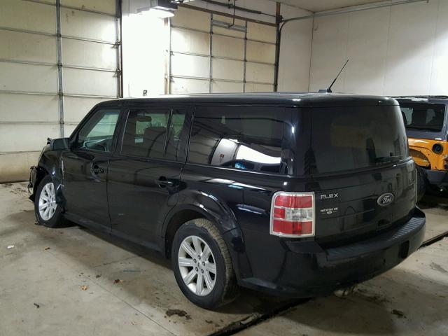 2FMGK5BC3CBD08632 - 2012 FORD FLEX SE BLACK photo 3