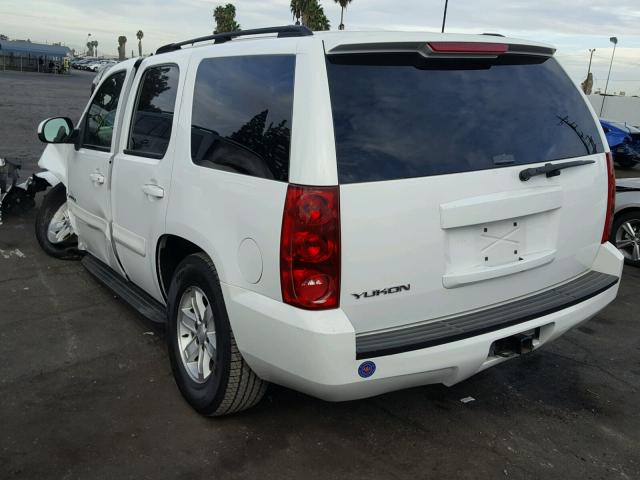 1GKFC13C97R320540 - 2007 GMC YUKON WHITE photo 3