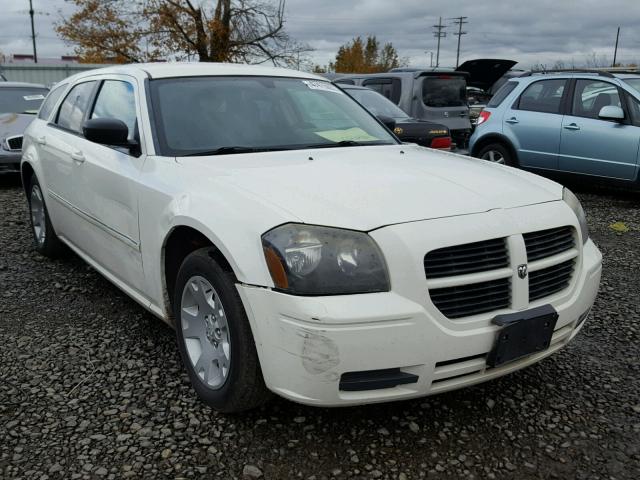 2D4FV47T67H886790 - 2007 DODGE MAGNUM SE WHITE photo 1