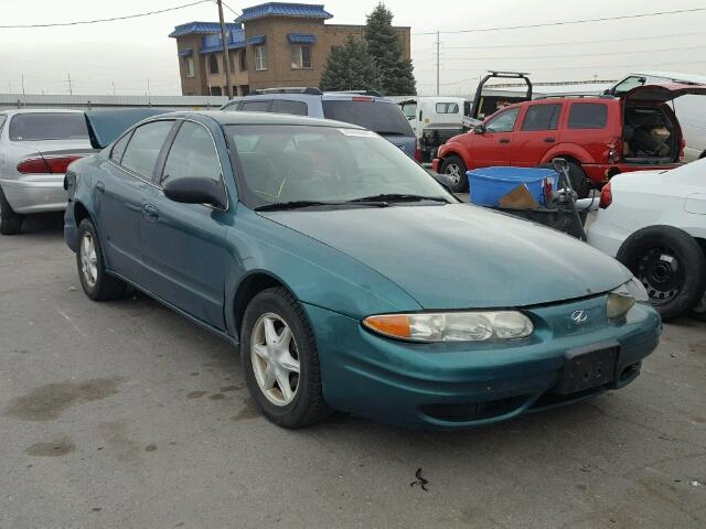 1G3NK52T7XC358760 - 1999 OLDSMOBILE ALERO GX GREEN photo 1