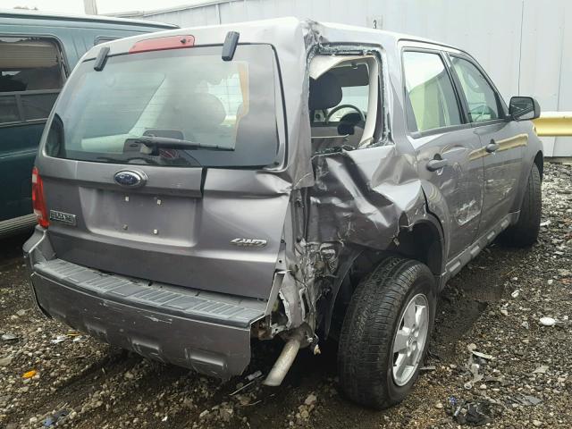 1FMCU92799KB77868 - 2009 FORD ESCAPE XLS GRAY photo 4