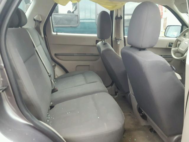 1FMCU92799KB77868 - 2009 FORD ESCAPE XLS GRAY photo 6