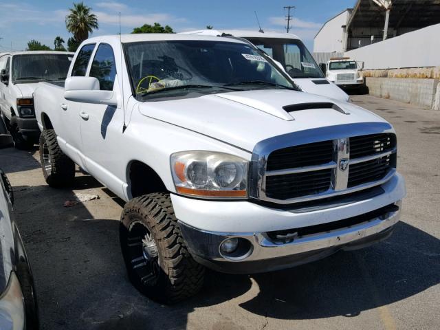 1D7KS28C06J246388 - 2006 DODGE RAM 2500 S WHITE photo 1