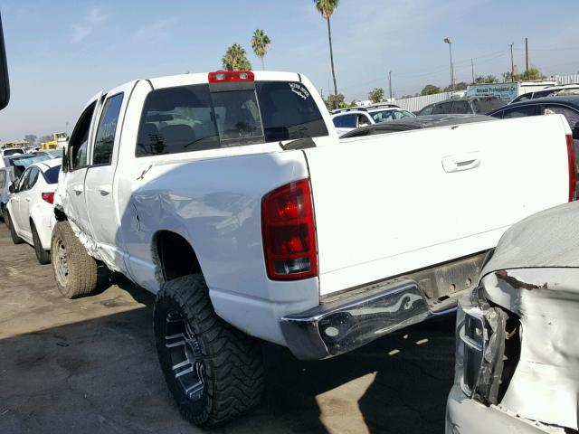 1D7KS28C06J246388 - 2006 DODGE RAM 2500 S WHITE photo 3