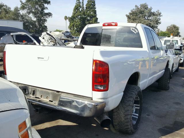 1D7KS28C06J246388 - 2006 DODGE RAM 2500 S WHITE photo 4