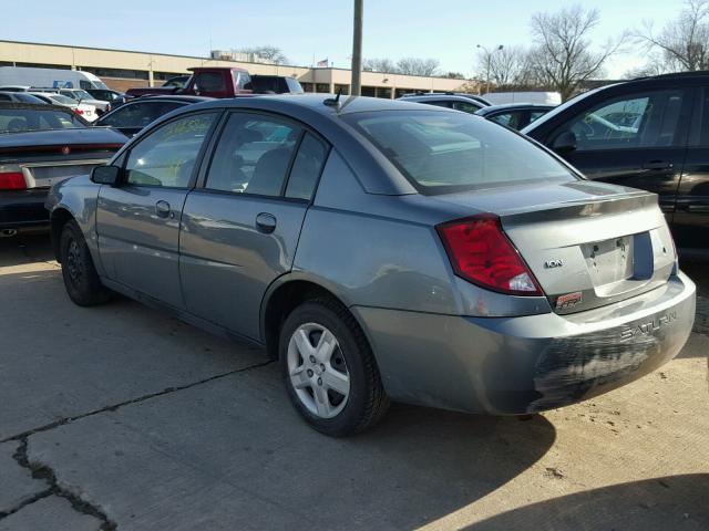 1G8AJ55F27Z109703 - 2007 SATURN ION LEVEL GRAY photo 3